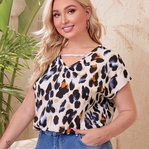 SHEIN ALLOVER PRINT BLOUSE